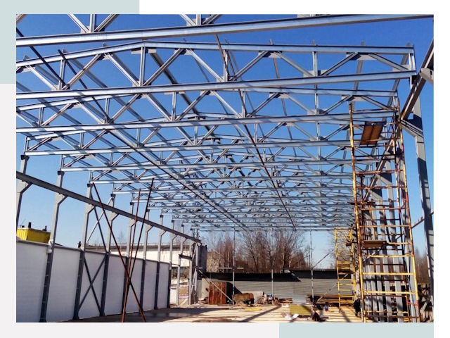 Строительство цехов в Видное от 621 руб. под ключ