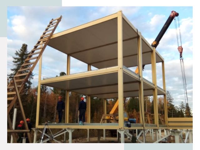 Строительство модульных здания Видное