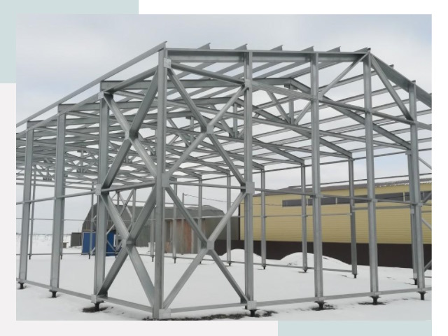 Каркасные ангары в Видном