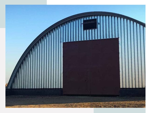 Бескаркасные ангары в Видном