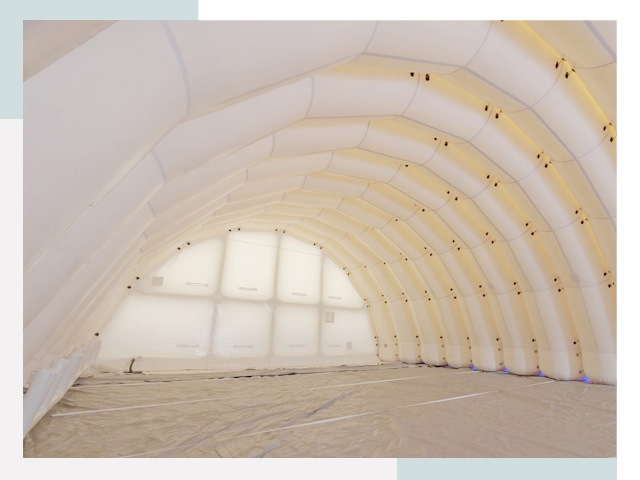 Пневмокаркасные ангары в Видном