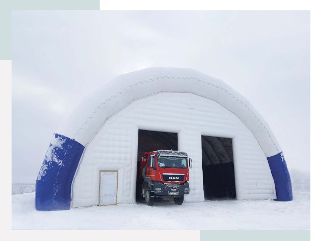 Мобильные ангары в Видном