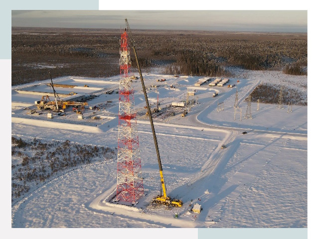 Мачты связи в Видном