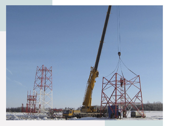 Монтаж вышек связи в Видном