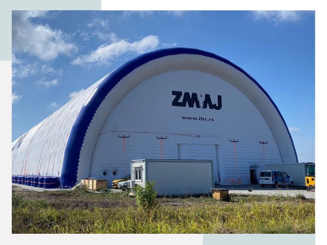 Брендирование ангаров в Видном