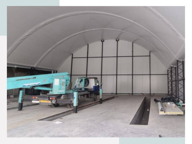 Внутреннее оснащение ангаров в Видном