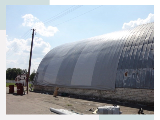 Ремонт ангаров в Видном