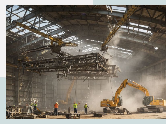 Демонтаж ангаров в Видном от 621 руб. за м²