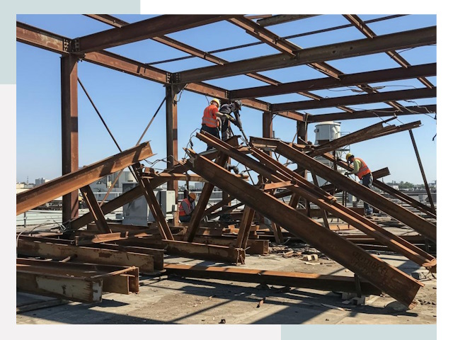 Демонтаж металлоконструкций в Видном от 621 руб.