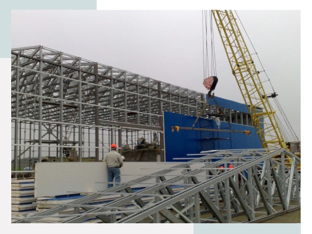 Монтаж ангаров в Видном