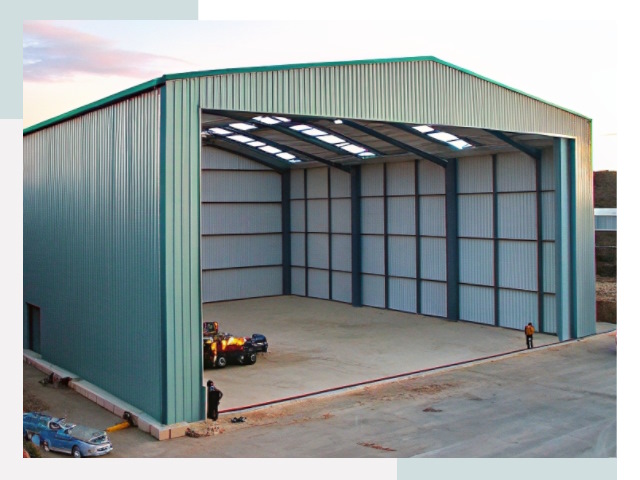 Строительство ангаров в Видном